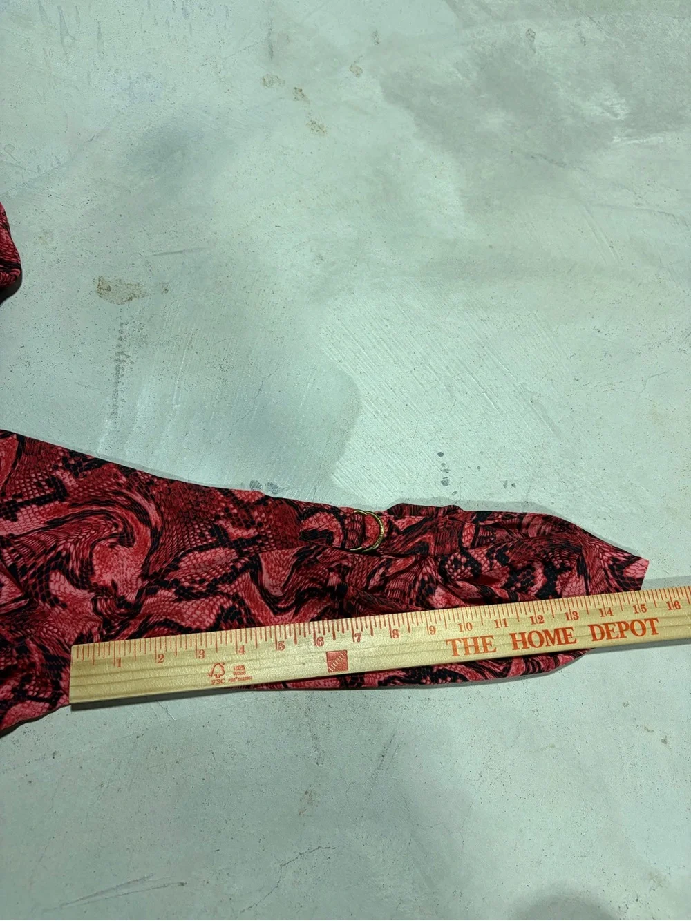 Michael kors NWT Women's Red Snakeskin-Print Long Sleeve Blouse XS MSRP$90